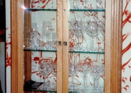 Cabinet with Glass
